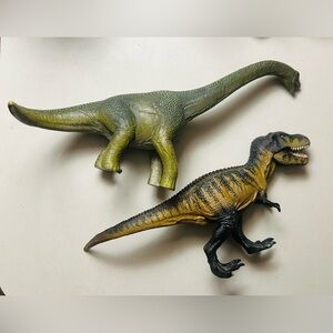 Schleich lot 2 HUGE extra large dinosaur action figure toys